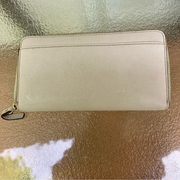 Preowned Kate Spade Madison Saffiano Leather Large Continental Wallet Conch Pink - Picture 5 of 14